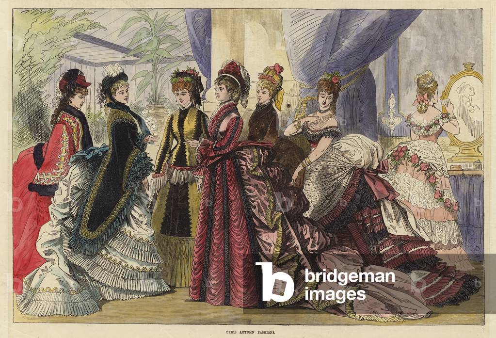 Image de Gravure représentant Paris Automne Fashions (gravure colorée) 1801 par French School