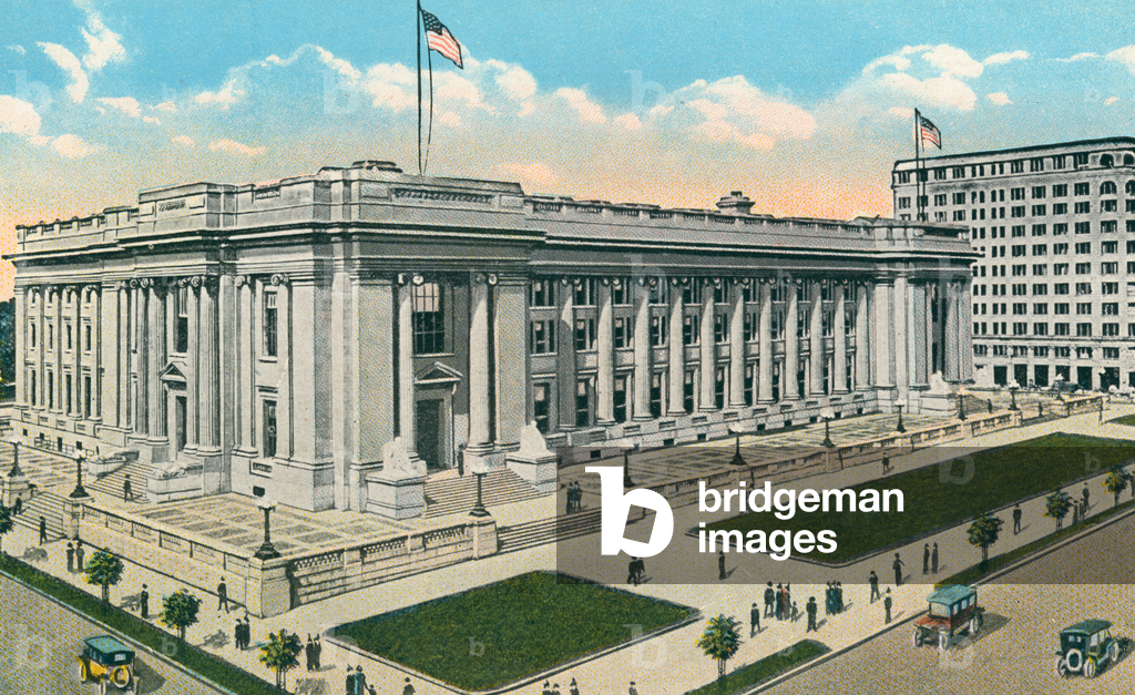Immagine di Fotografia "Indianapolis: Ufficio postale degli Stati Uniti (foto a colori)" 1901 di American Phot