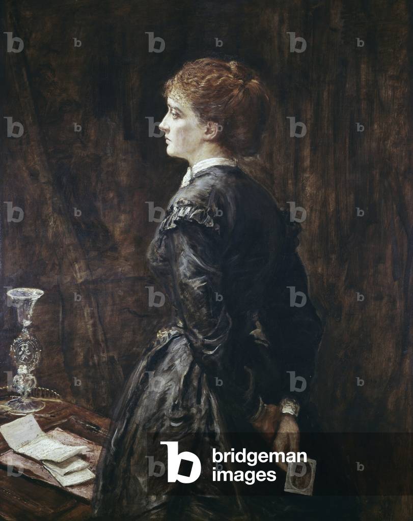 Immagine di Dipinto "Sì o no? " 1801 di John Everett Millais