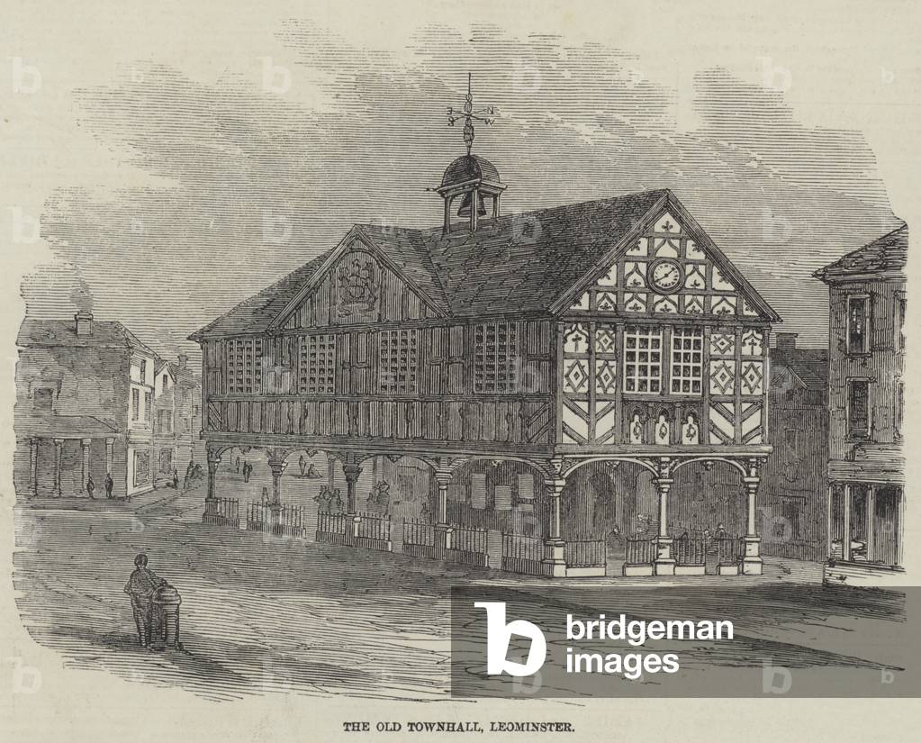 "Das alte Rathaus" 1858 von English School