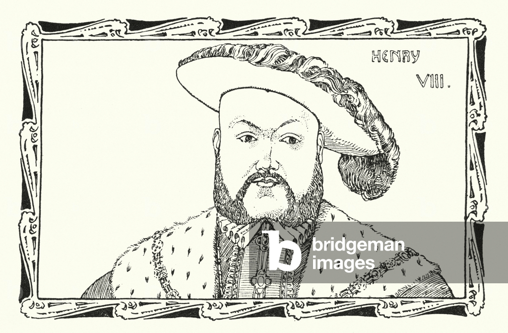Bild von Druck "König Heinrich VIII. (Litho)" 1901 von Patten Wilson
