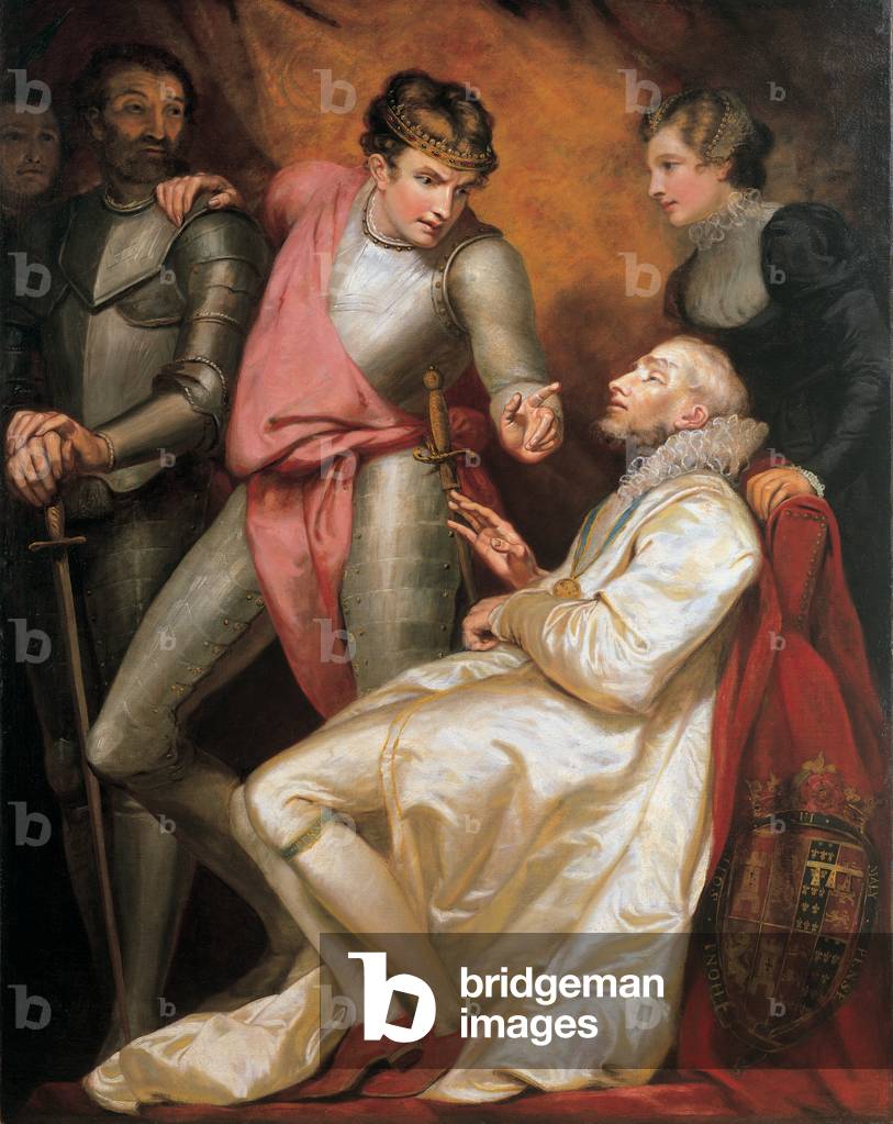 Der Tod von John Gaunt, 1793 (Öl auf Leinwand)