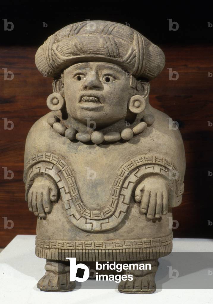 Urna funeraria, tardo periodo classico (700-1000 d.C.) (ceramica)