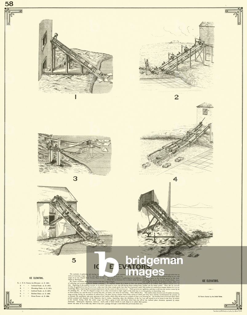 Ascenseurs à glace (gravure)