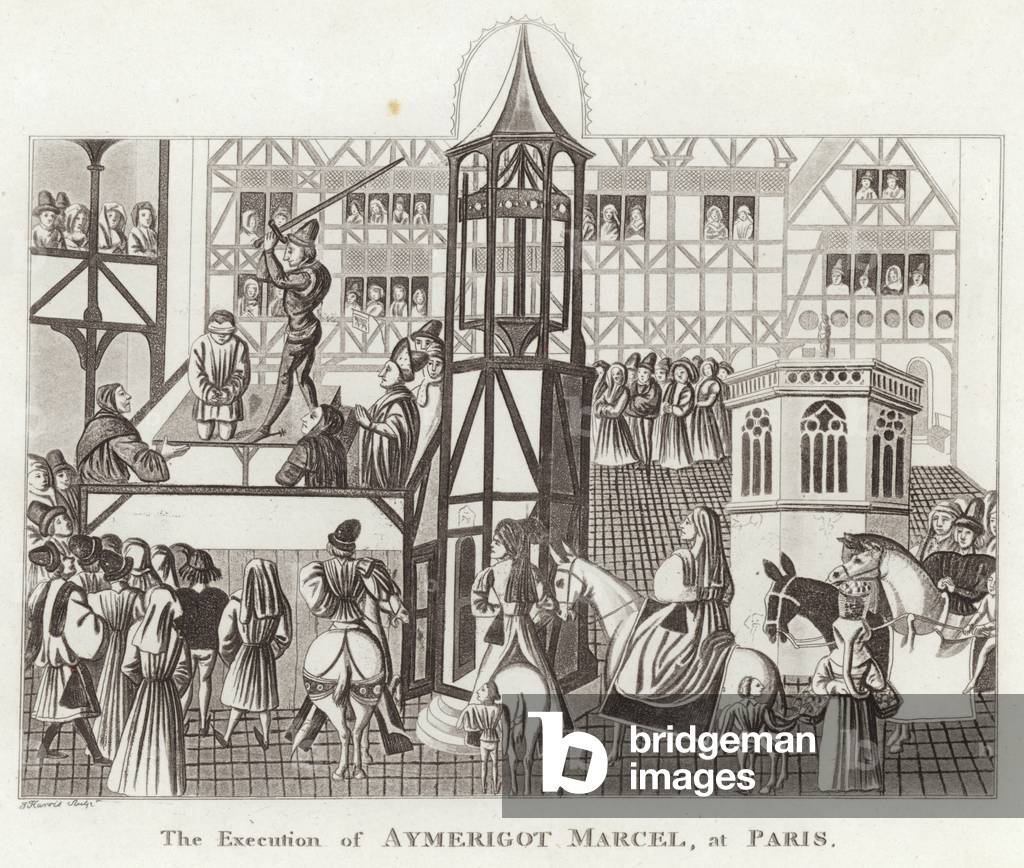 Die Ausführung von Aymerigot Marcel, in Paris (Gravur)