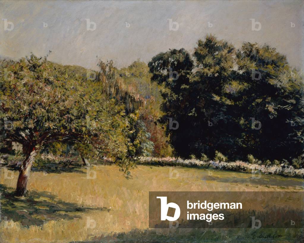 Ein Garten in Trouville, 1882 (Öl auf Leinwand)