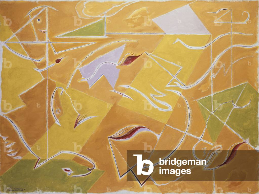 Il mattatoio, 1930 (olio su tela)