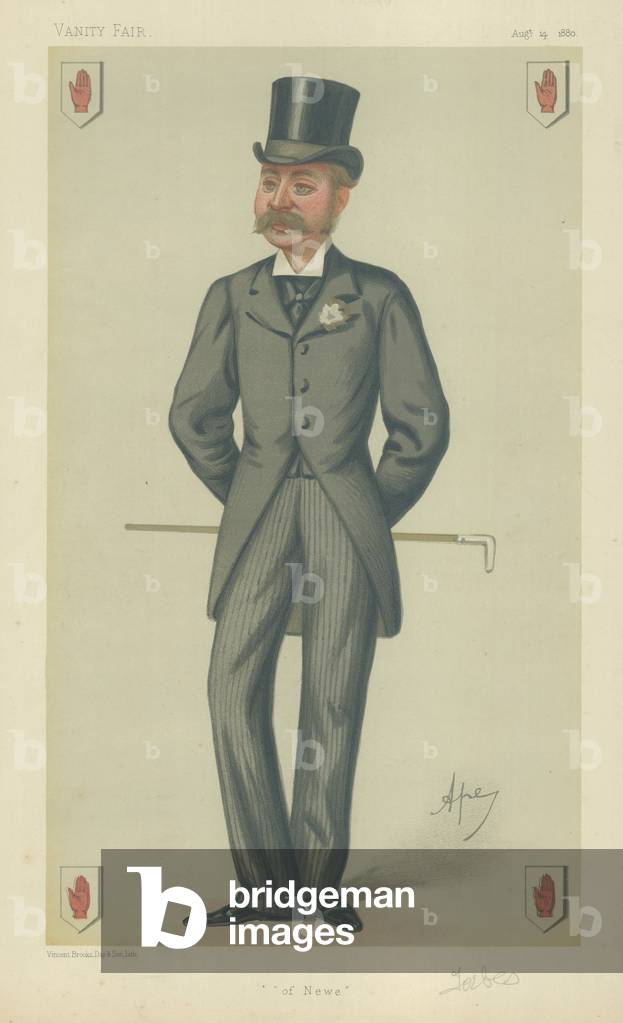 Signore charles john forbes (colore lito)