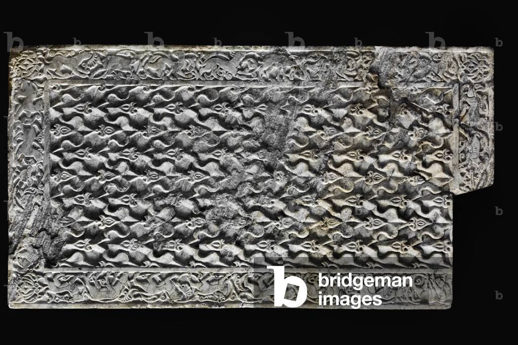 islamische Kunst-Panel-Marmor-inv.n.31-aus der Zawiya von Faraj ibn Barquq-Mamluk 1408-IMG_4362