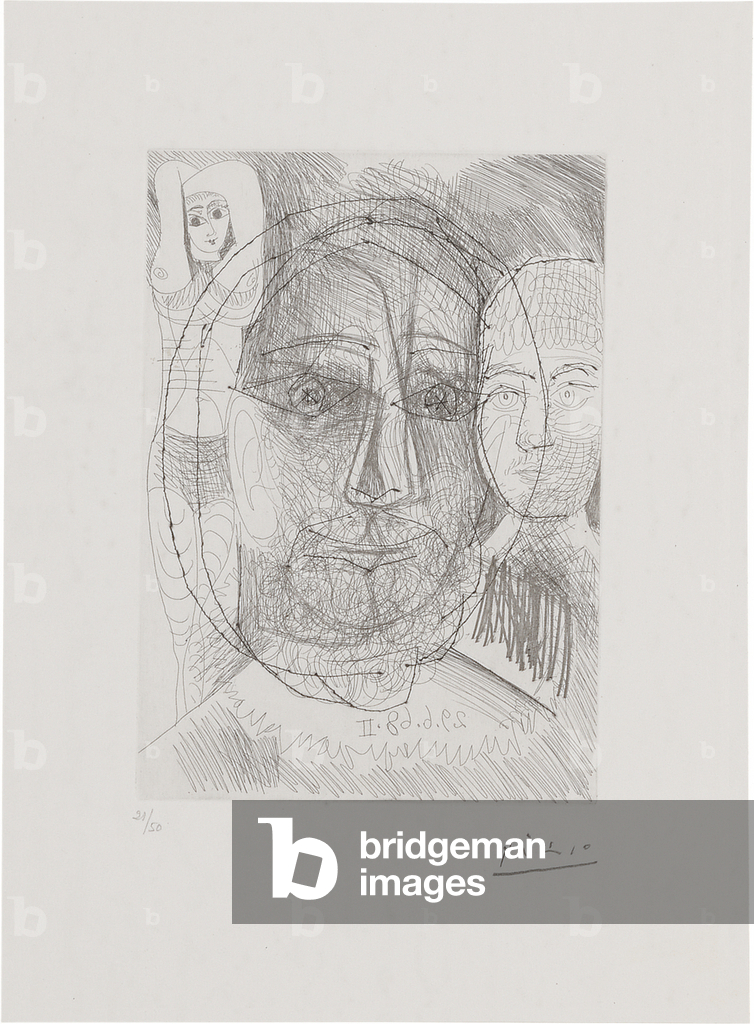 Image de Dessin représentant Homme 1968 par Pablo Picasso