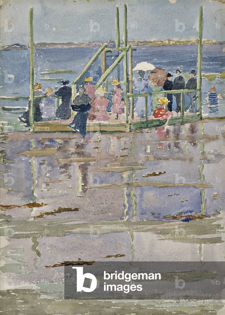 "Galleggiante a bassa marea" 1896 di Maurice Brazil Prendergast