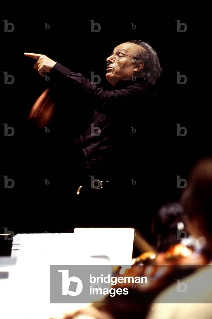 Image of Photography depicting Eliahu Inbal - portrait of the Israeli conductor by Thierry Martinot