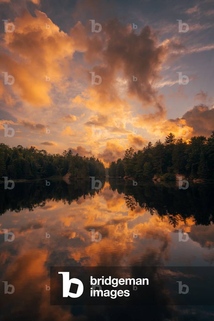 Immagine di Fotografia "Tramonto su Horseshoe Lake" di Jon Bilous