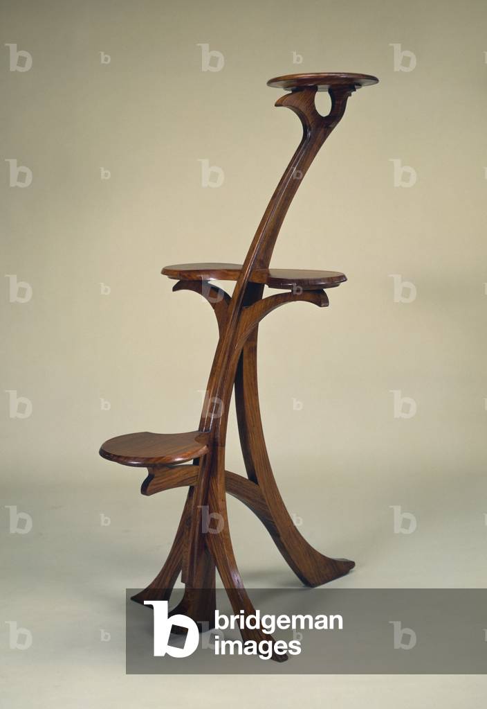 Image of Piece of Art Nouveau furniture on which to put plants, by