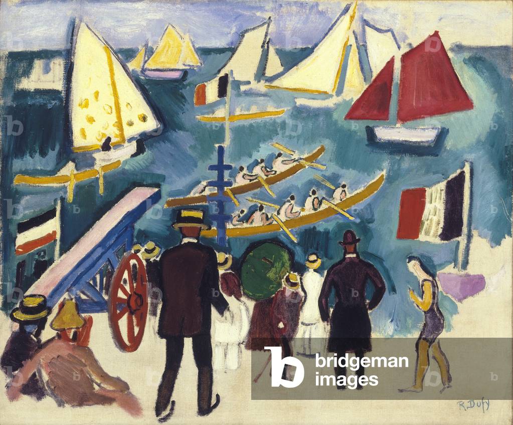 Immagine di Dipinto "La Regata", c.1908-10 di Raoul Dufy