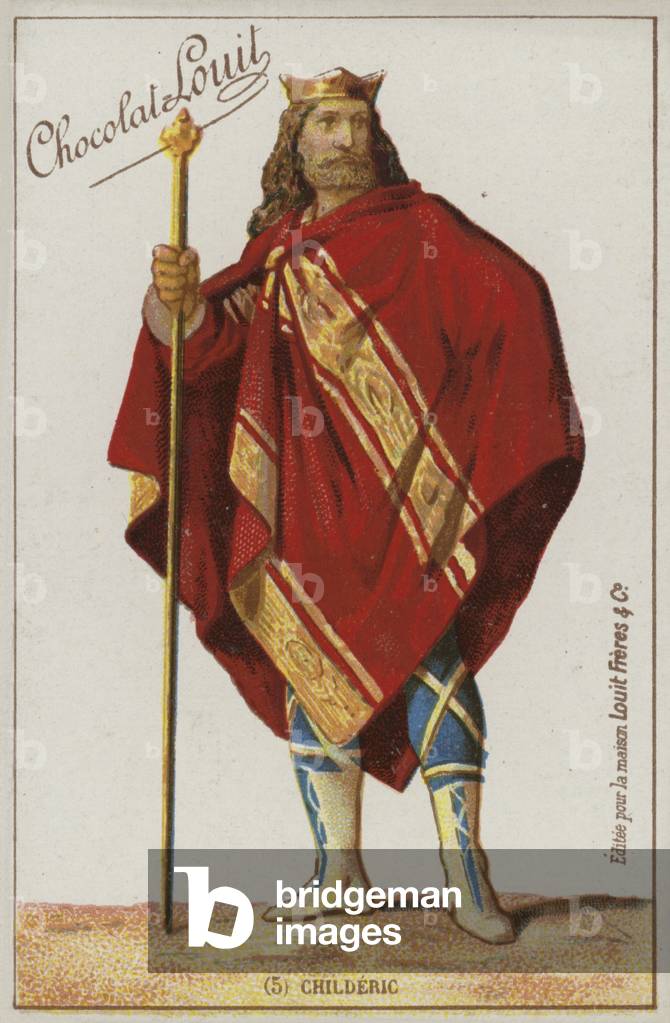 "Childeric (cromolito)" 1801 di French School