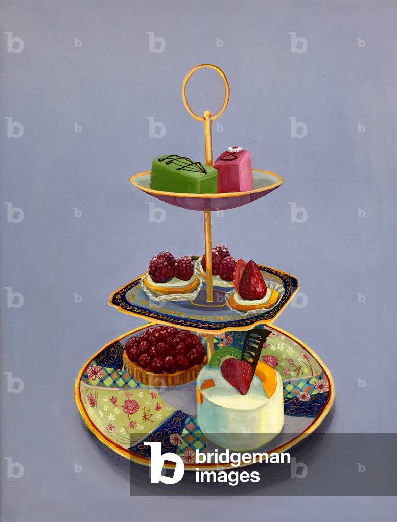 Bild von Gemälde "Morgentee II" 2018 von Rachel Campbell