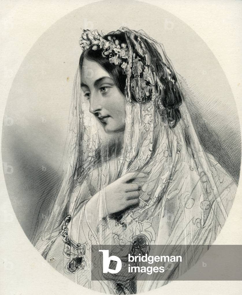 Pauline de la Roche (engraving) 19th