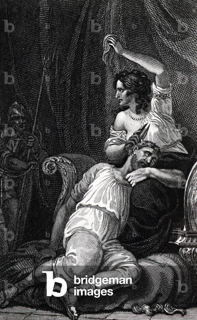 Delilah taglio capelli di Samson, 1834