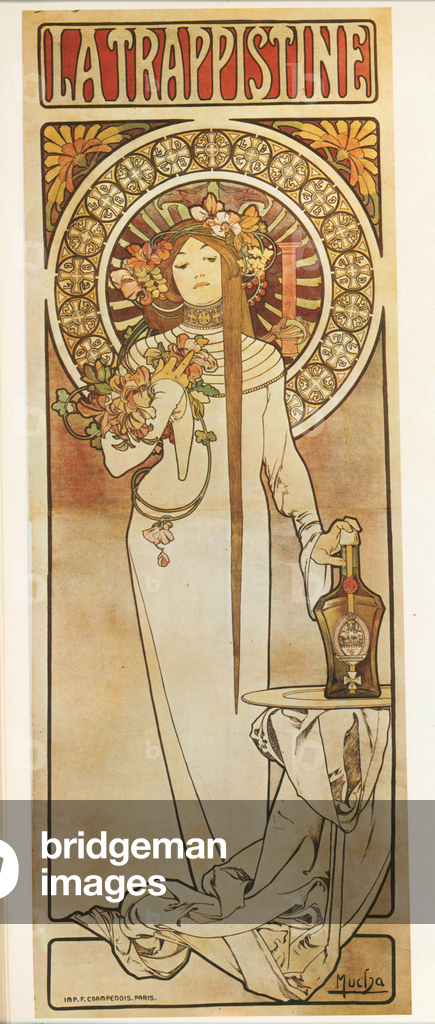 Alphonse Mucha: La Trappistine … (litho)