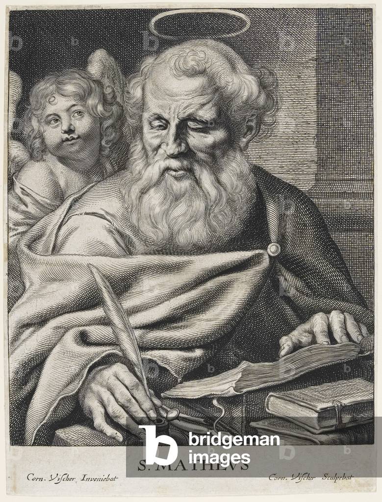 "St. Matthew" von Cornelis Visscher