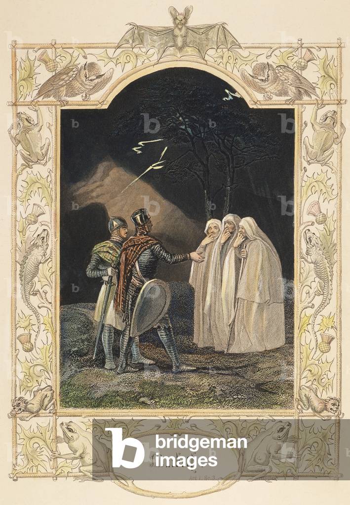 Image of SHAKESPEARE: MACBETH Macbeth and Banquo encounter the three ...