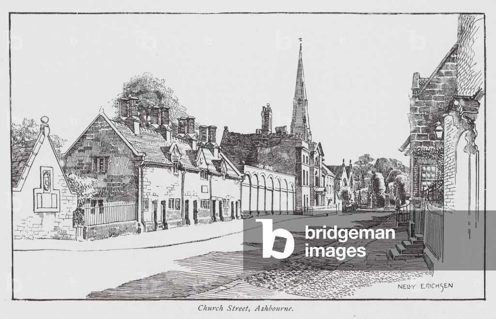 Church Street, Ashbourne (litografia)