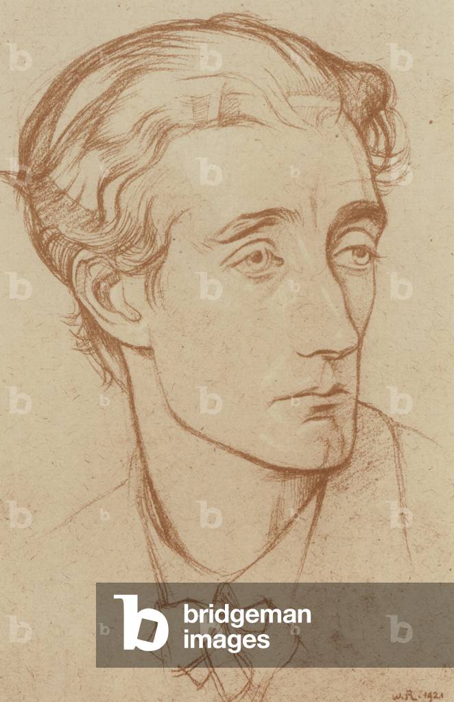 Image de Estampe représentant Lennox Robinson (litho) 1901 par William Rothenstein