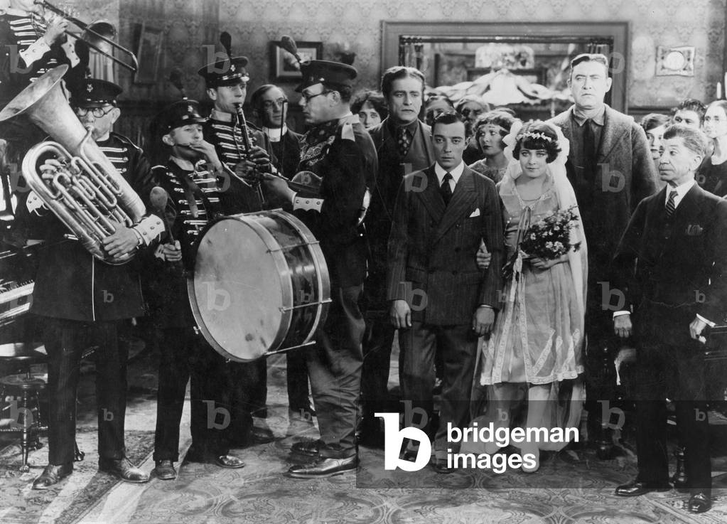 Image of Buster Keaton the boxer, 1926 (b/w photo)