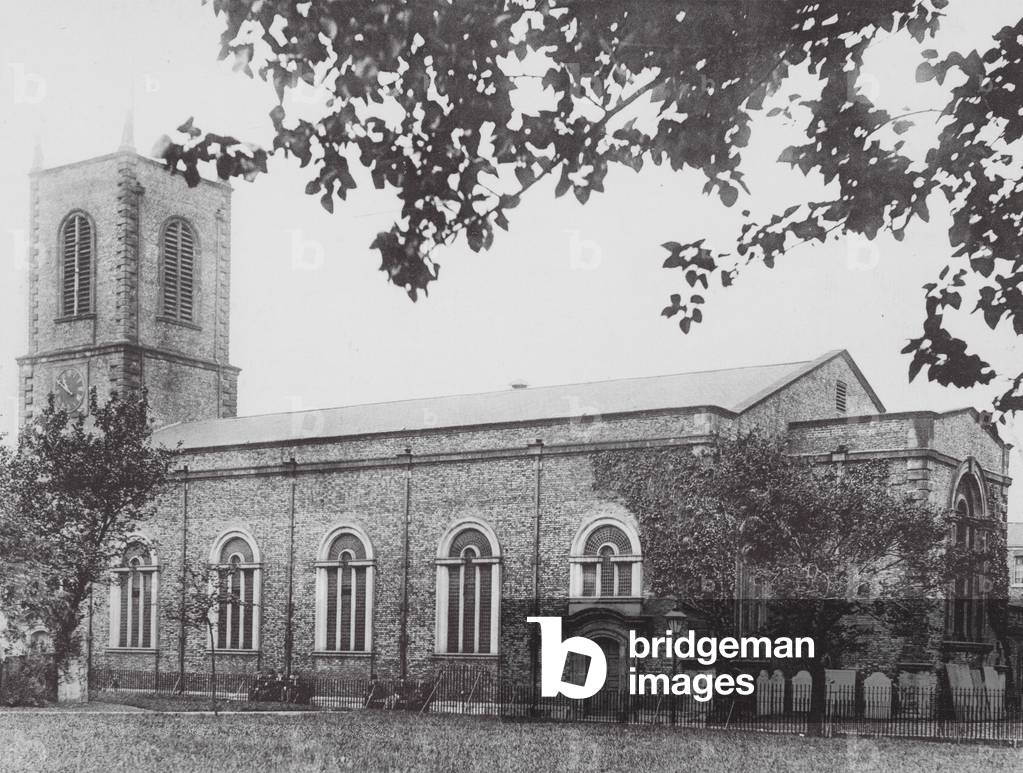 Bild von Fotografie "Pfarrkirche" 1901 von English Photographer