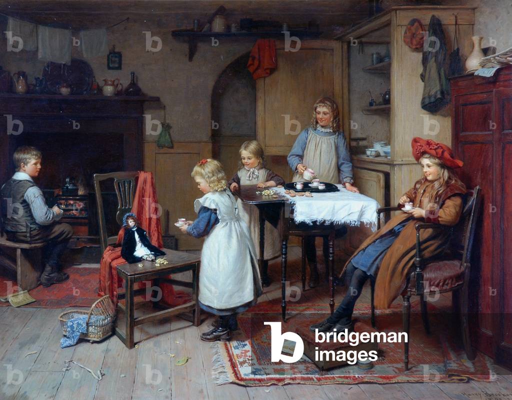Nachmittagstee, 1895 (Öl auf Leinwand)
