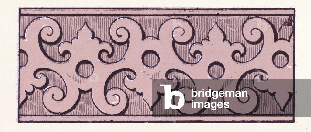 Image of Print depicting Elizabethan Ornament