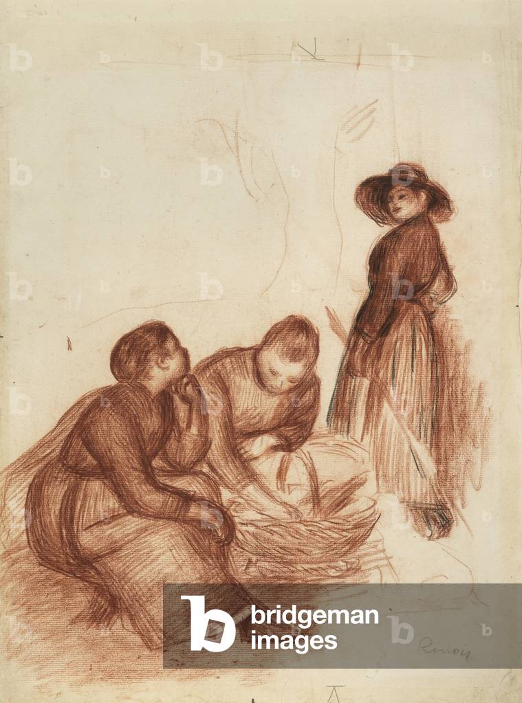 La Collation (Kreide auf Papier)