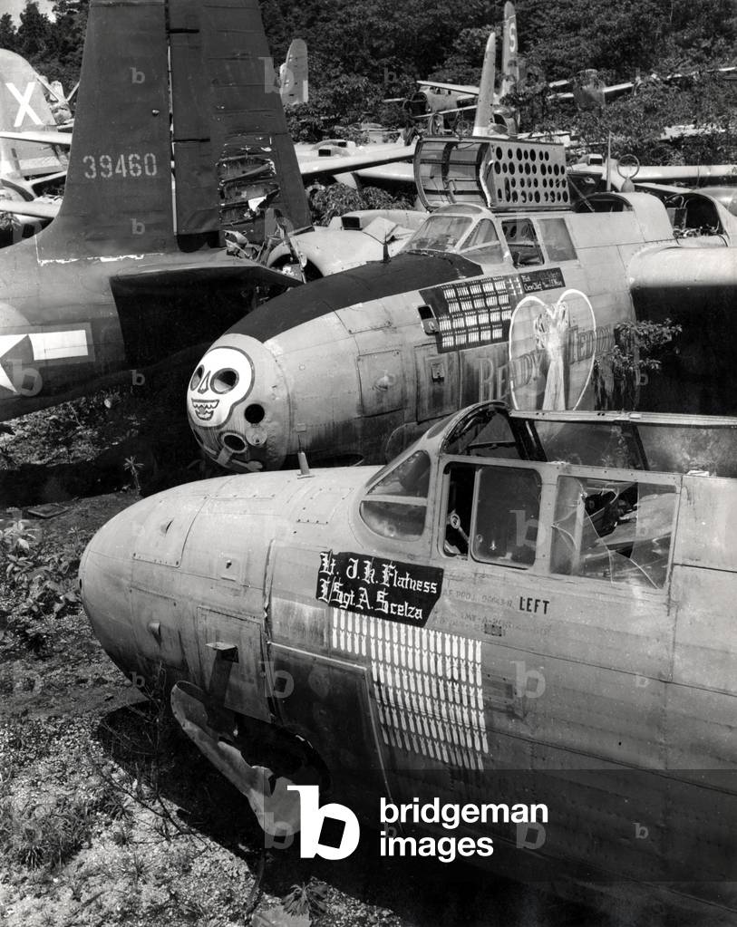 Dump Of U S Military Aircraft From World War II In New Guinea 1947 