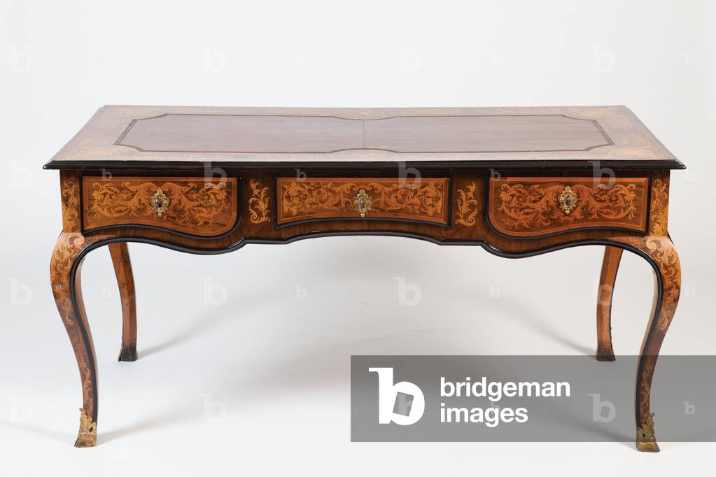 Flat desk of the corsair Forbin, c. 1720 c.1730 (Marquetry)