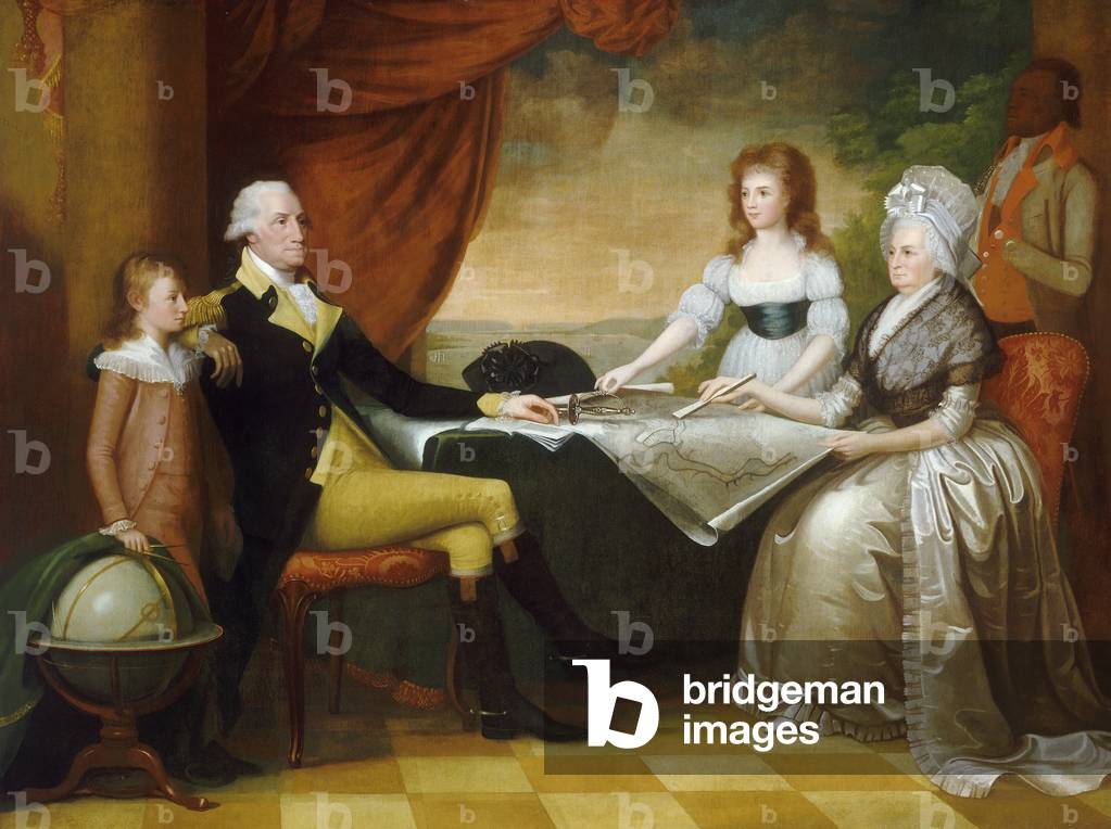Die Familie Washington, 1789-1796 (Öl auf Leinwand)