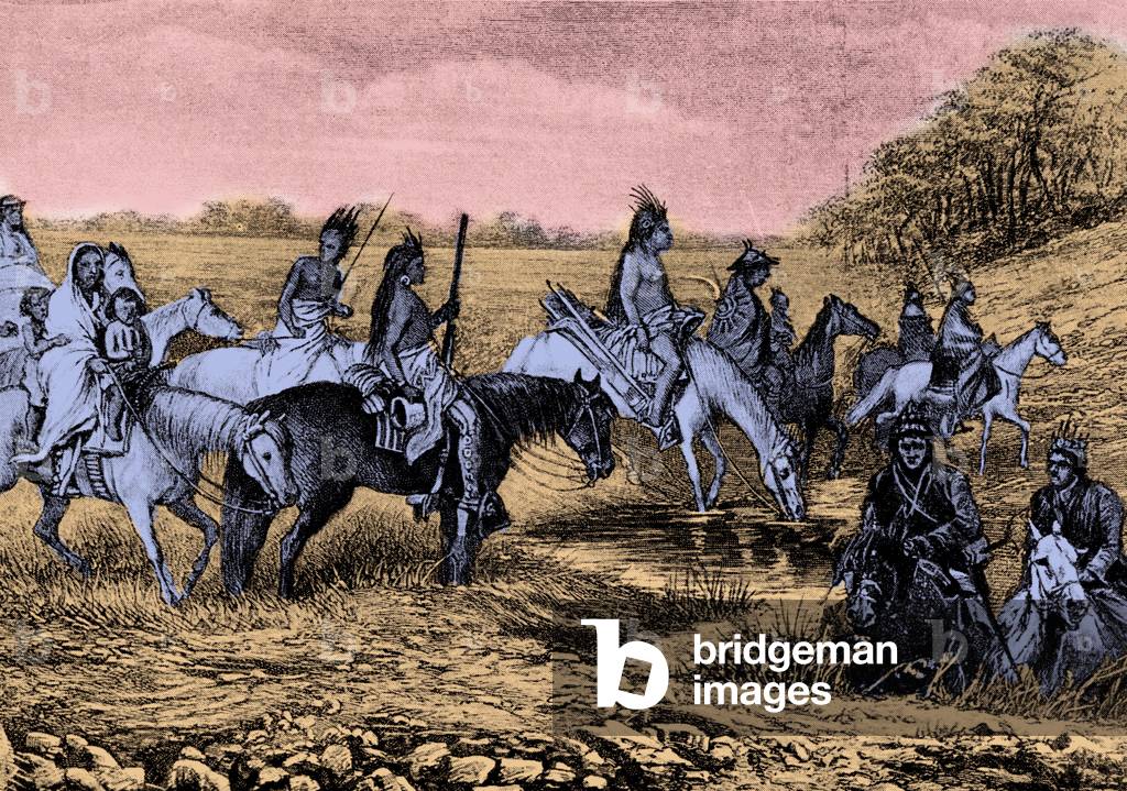 Indiani Navajo sul sentiero