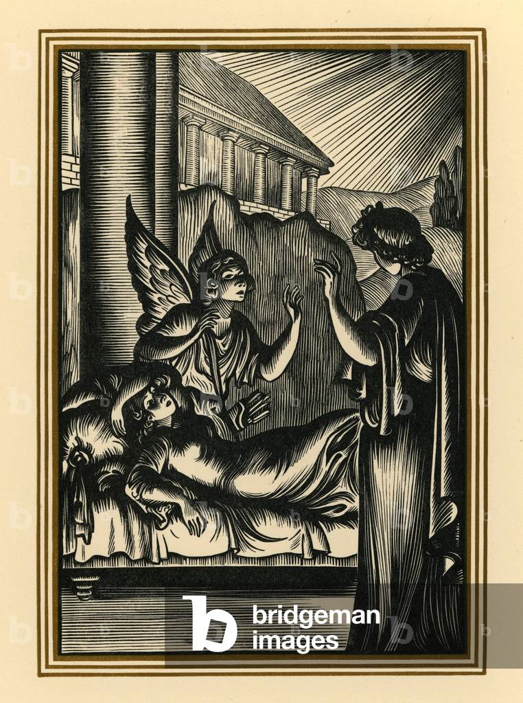 Immagine di Incisione "Psiche" 1948 di Henri Jadoux