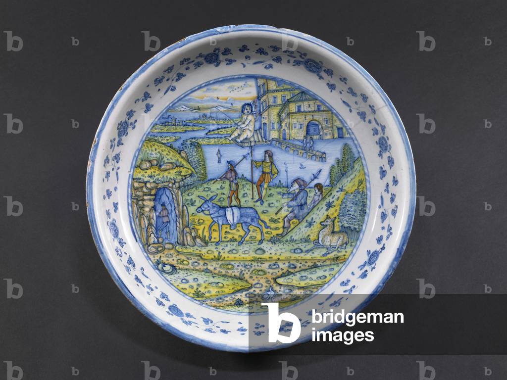 Schale, c.1495-1510 (zinnglasiertes Steingut)