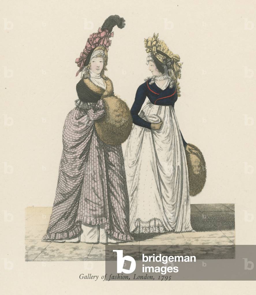 Galerie of Fashion, London, 1795 (color litho)