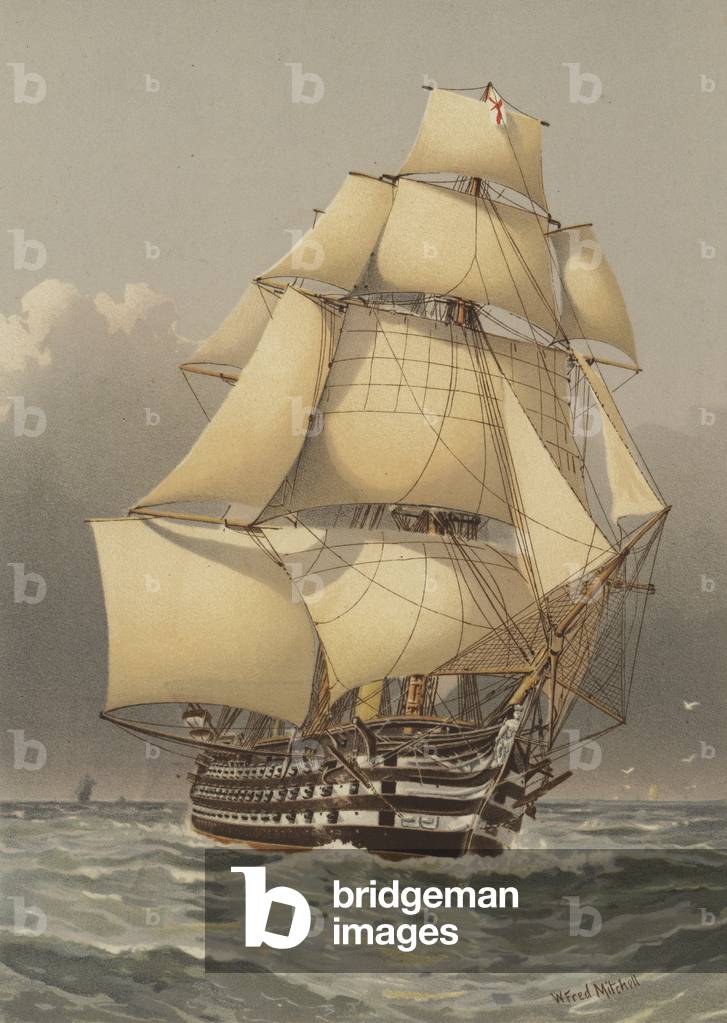 "HMS Victoria" von William Frederick Mitchell