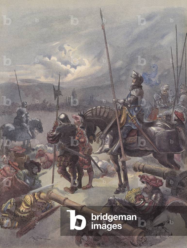 La nuit de Marignan (litografia a colori)