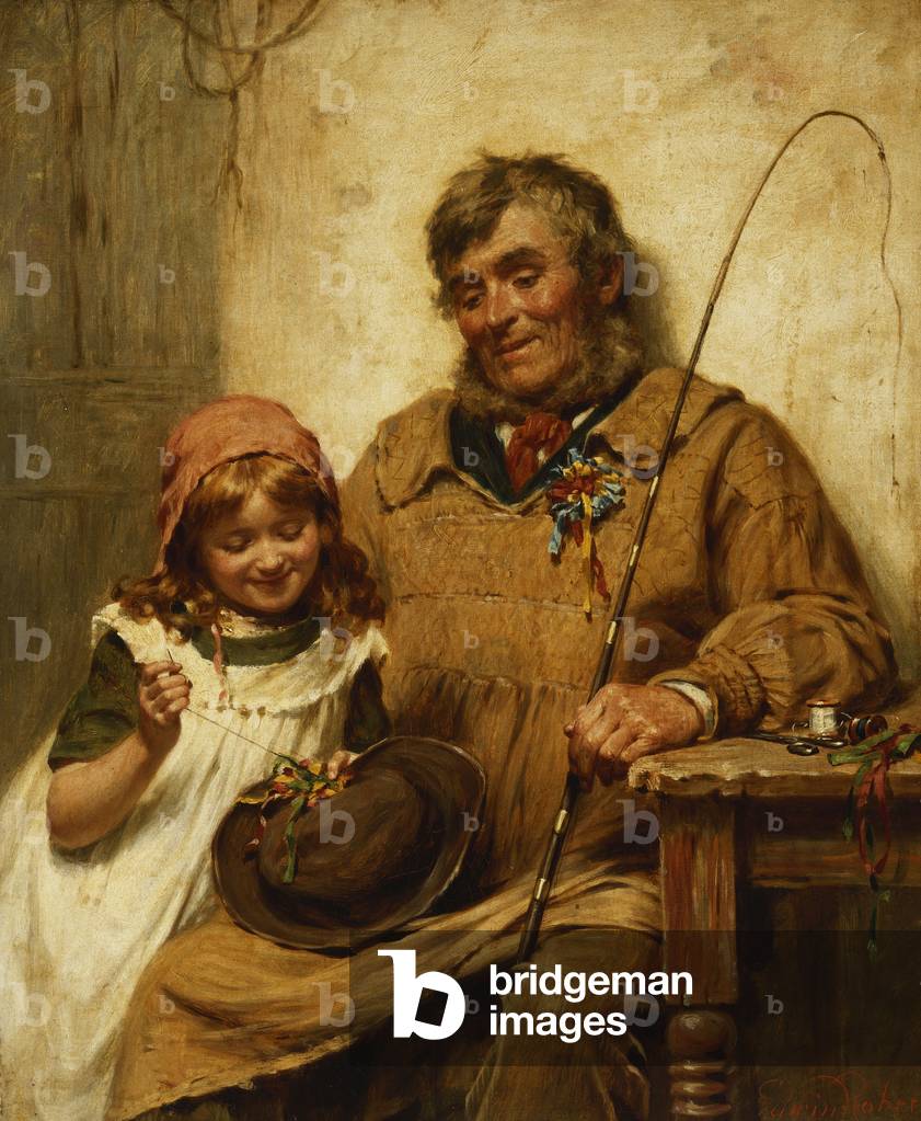 il primo di maggio, olio su tela