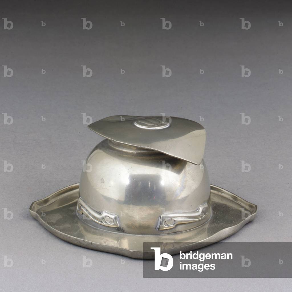 Englischer Zinn-Tintenständer (Zinn)