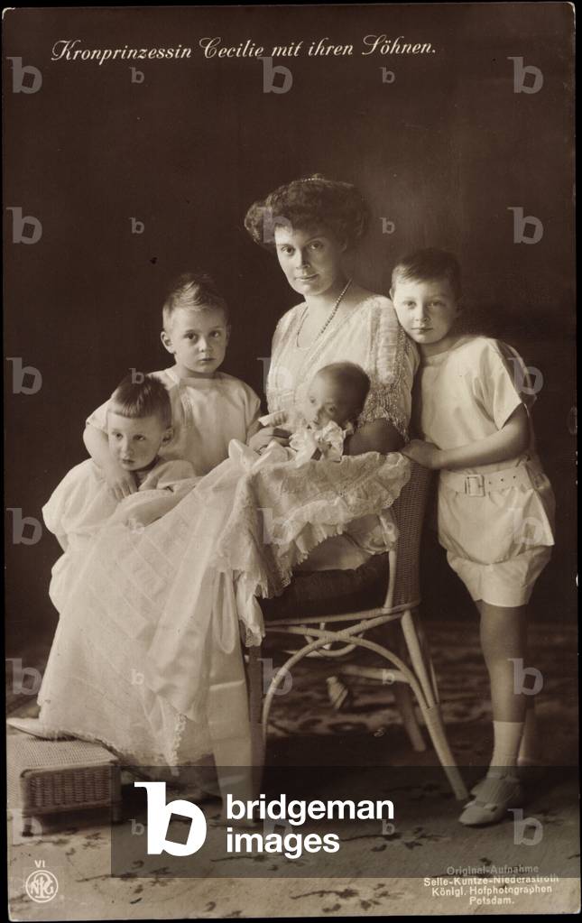 La Principessa ereditaria Cecilie con i suoi figli, NPG