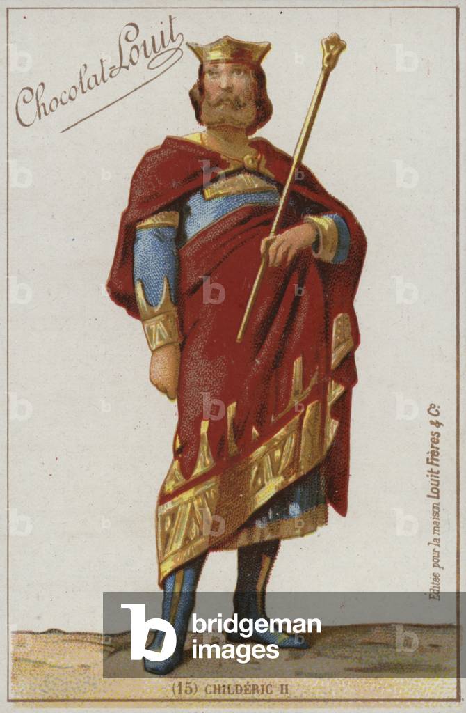 Childeric II (chromolitho) 1801 par French School