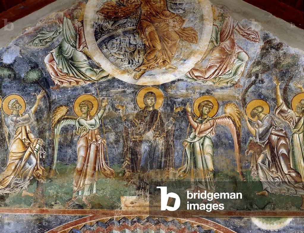 Immagine di Dipinto "Arte bizantina: Ascensione - Sv. Vinti da Djordje" 1191