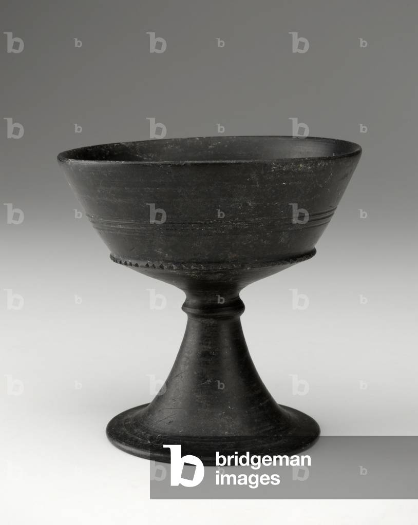 Tasse, ca. 620-600 v. Chr. (Bucchero-Keramik)