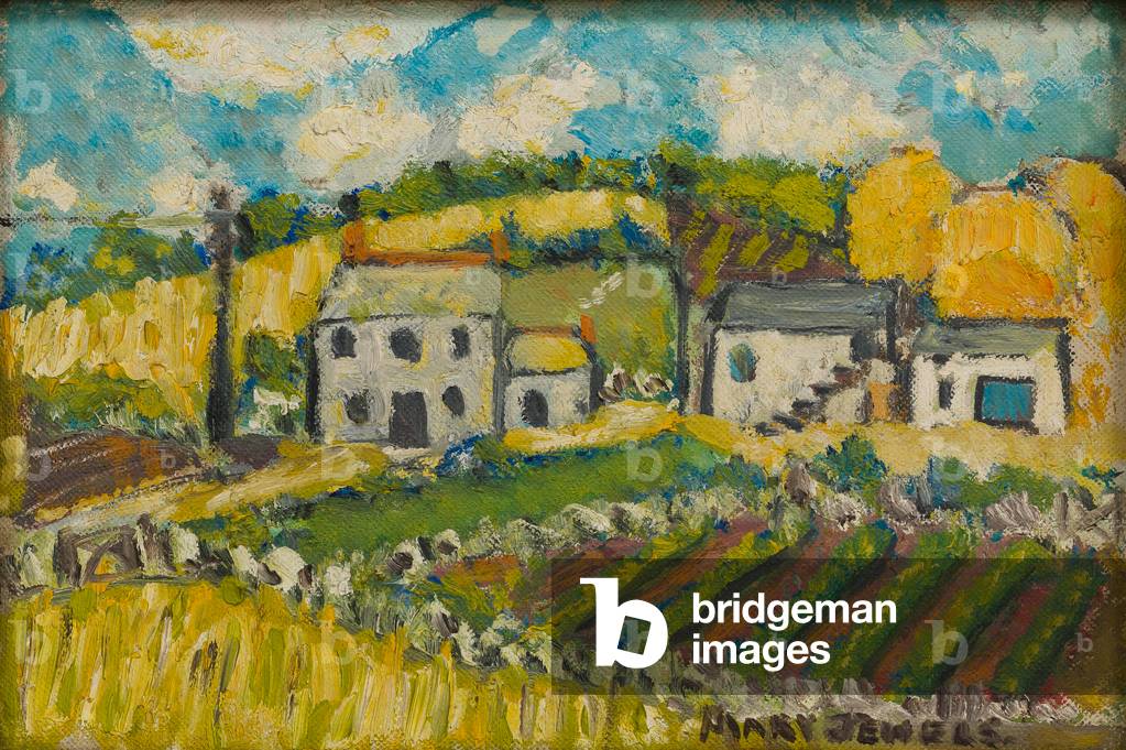 Newlyn Landscape, c.1958 (oil on canvas)