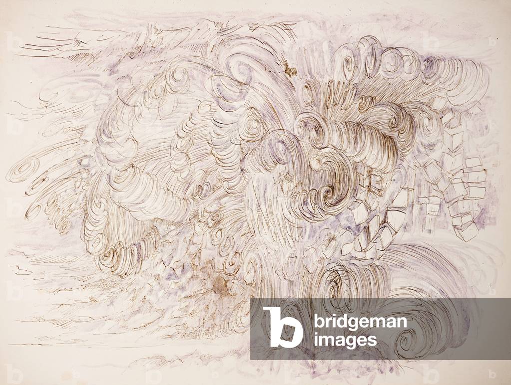 Image of Drawing depicting Leonardo 190 (drawing) 1983 by Ralph Steadman